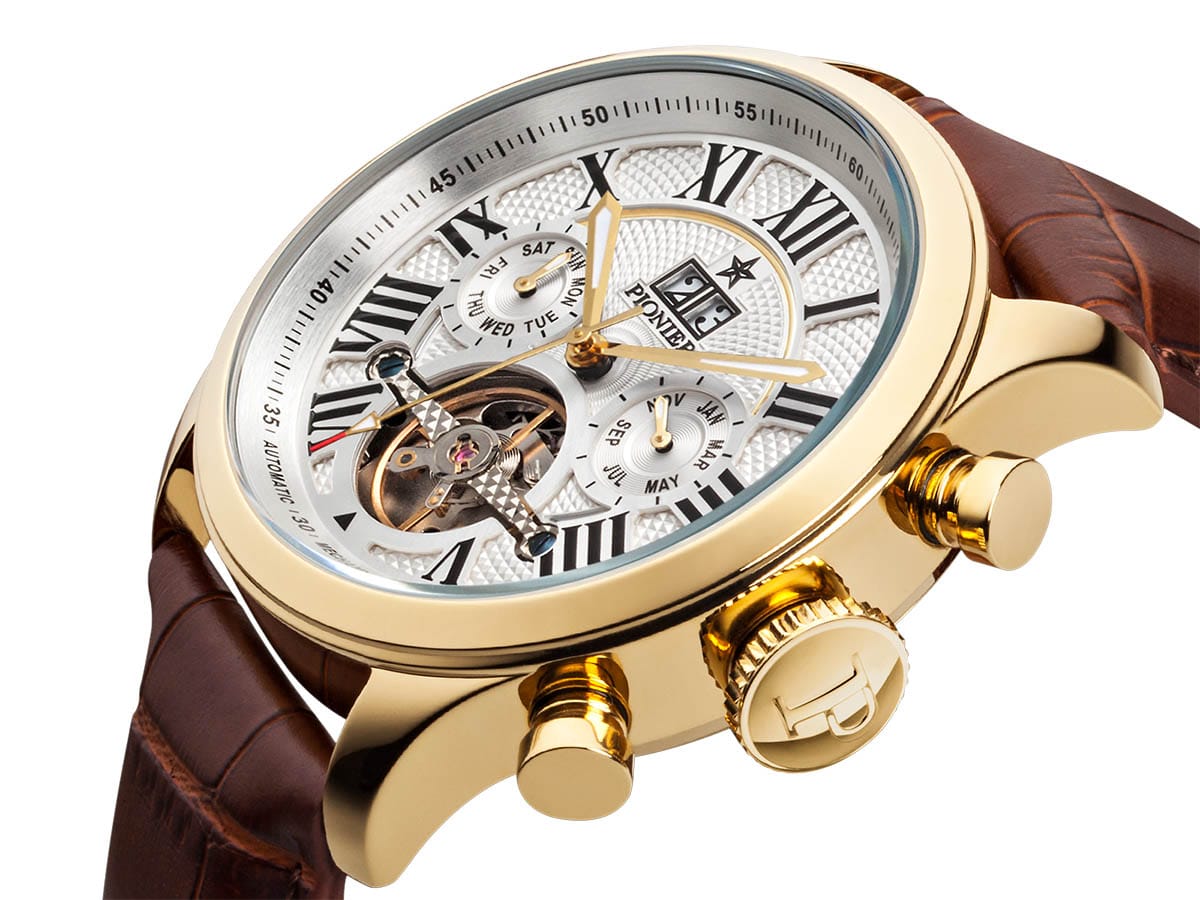 Automatic Havana P7001-2 | Gold | Pionier Germany
