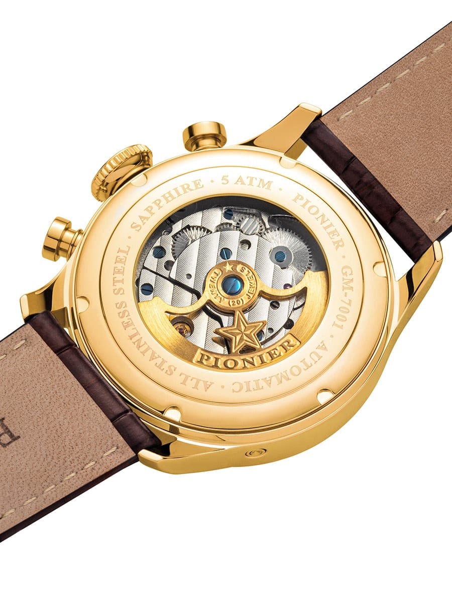 Automatic Havana P7001-2 | Gold | Pionier Germany