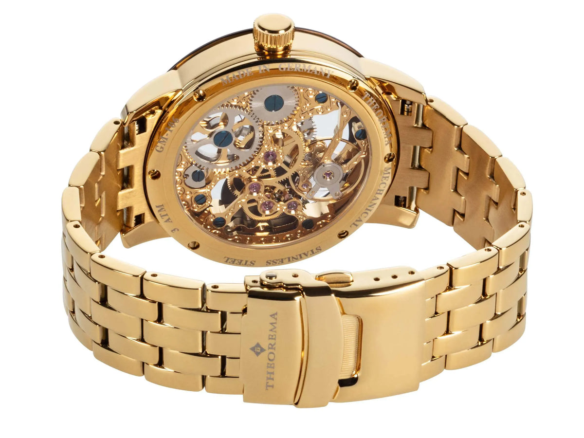 See-through Skeleton Toronto by Theorema, Germany - GM-106-10 |Gold|