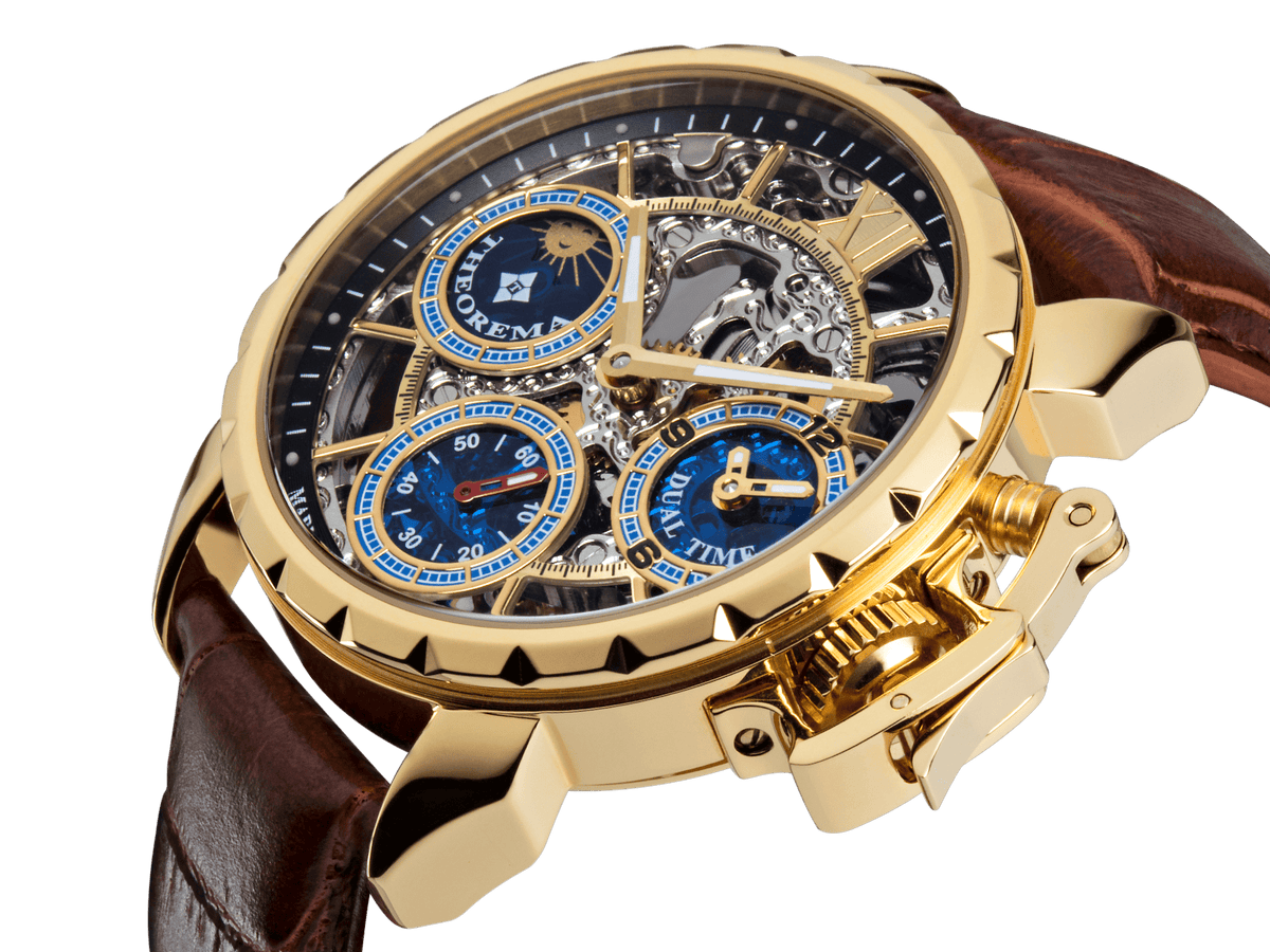 Dual-time Oman by Theorema Germany GM-108-3 | Gold |