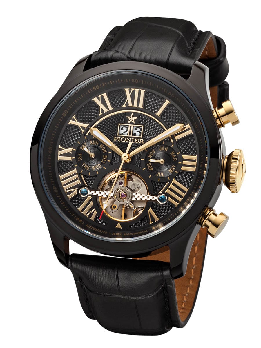 Automatic Havana P7001-4 | Black | Pionier Germany