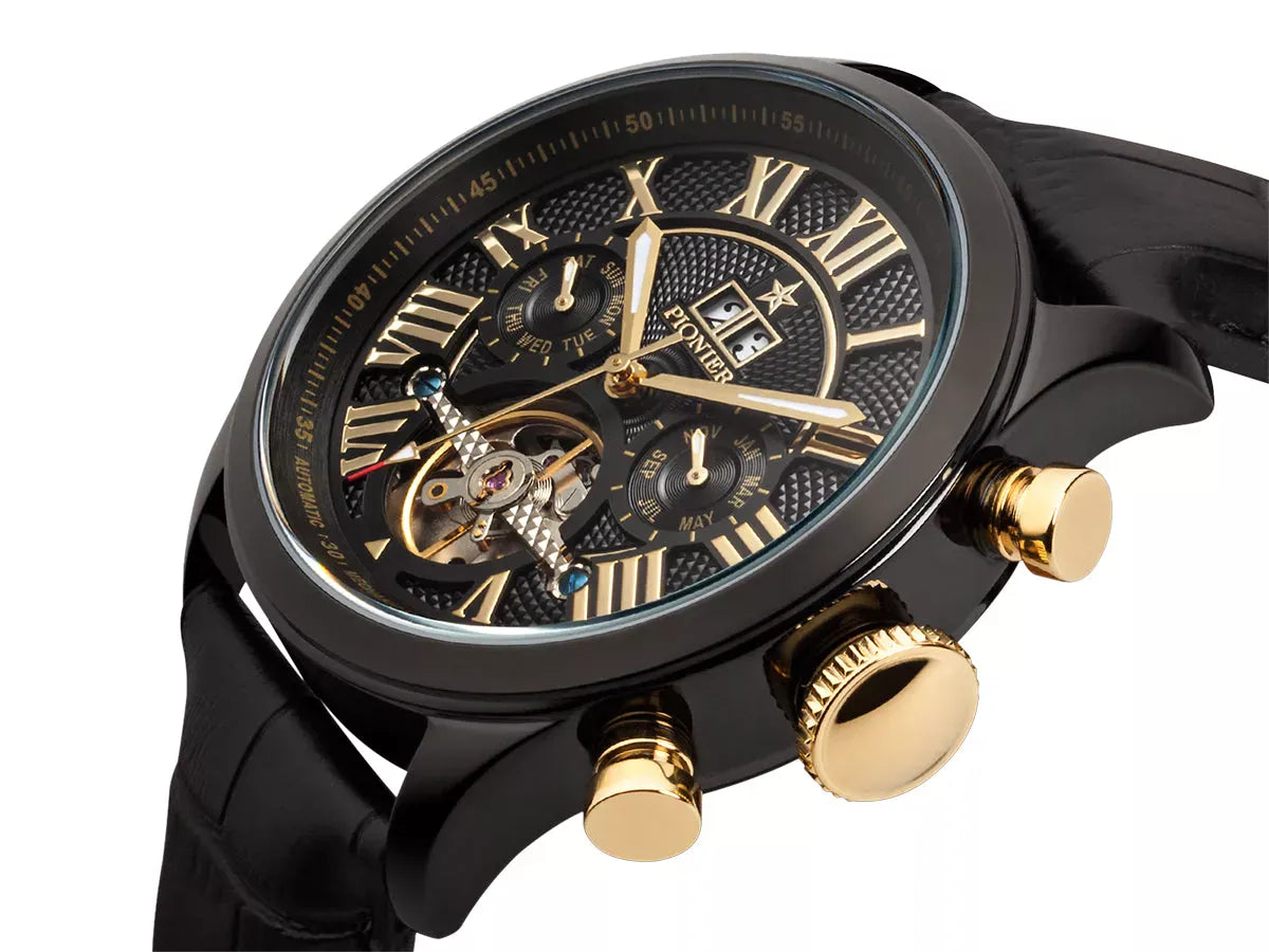 Automatic Havana P7001-4 | Black | Pionier Germany