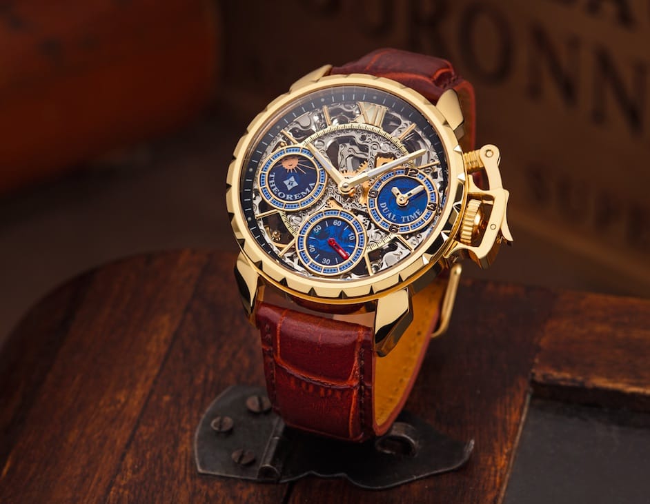 Dual-time Oman by Theorema Germany GM-108-3 | Gold |